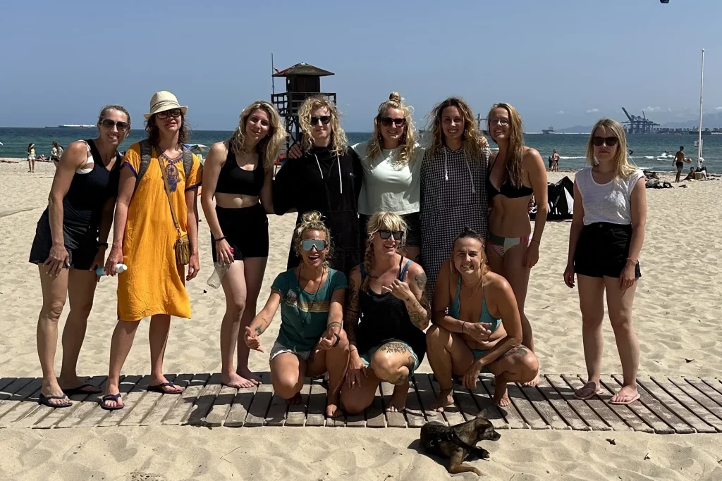 kite camp Tarifa mujeres
