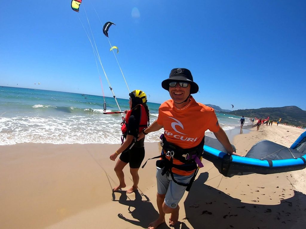 Kite Instructor teaching