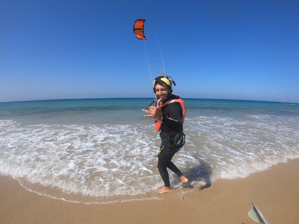 Kitesurfing a Tarifa